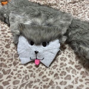 Fursuit furry large hypermobile tail and mask set handmade